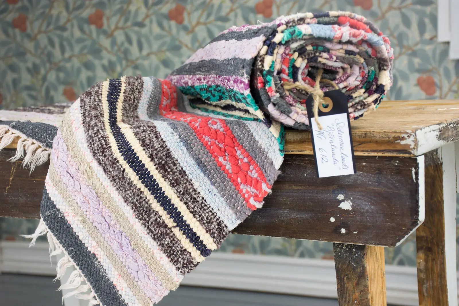 Swedish rag rug Södermanlands Björnlunda - Image 3