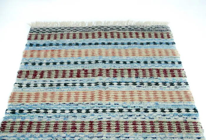 Upplands Tuna , vintage handmade rug - Rugs Of Sweden - vintage rag rugs