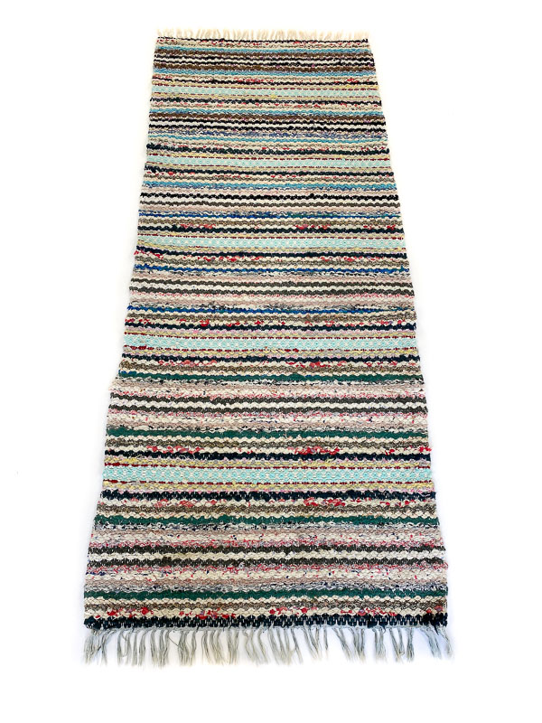 Norrlands Åsele , vintage handmade rug - Rugs Of Sweden - vintage rag rugs
