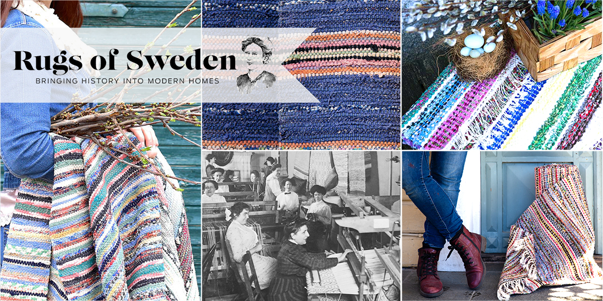 Rugs of Sweden - the original vintage Rag Rugs for sale
